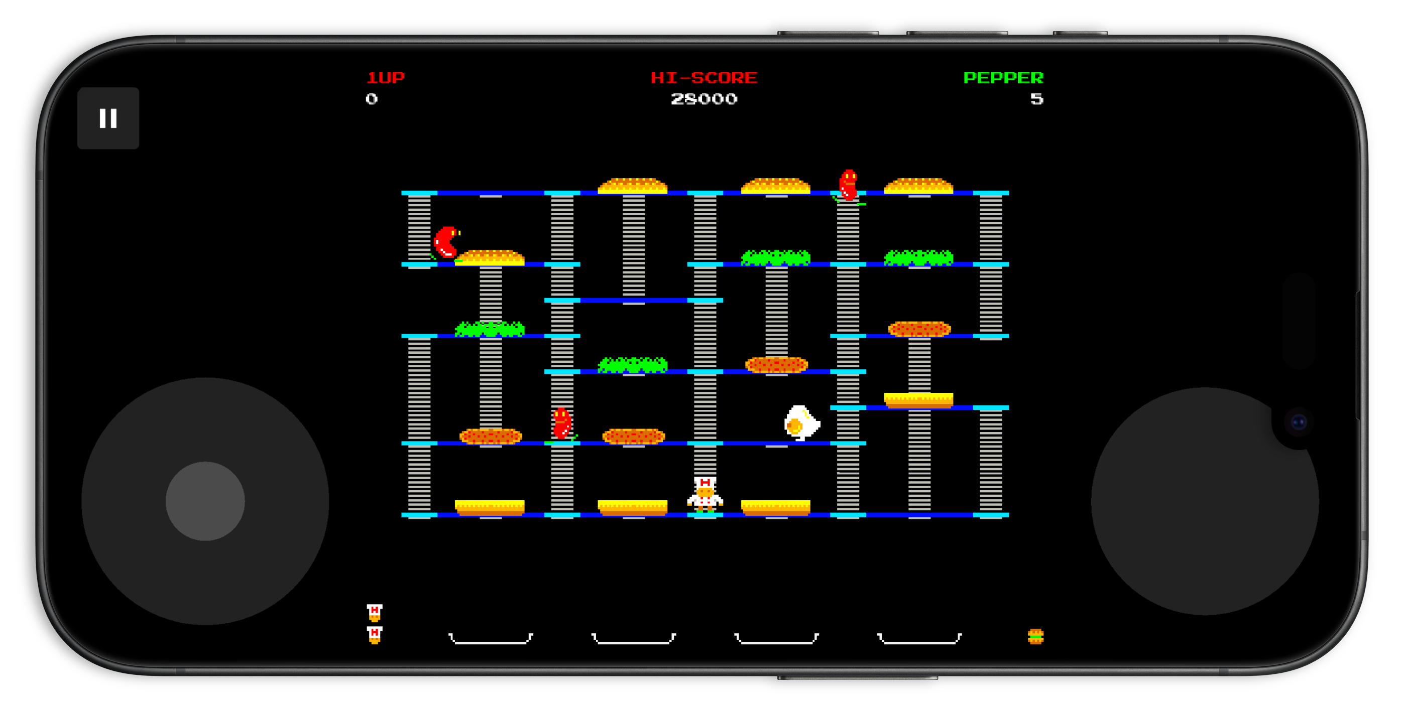 Screenshot of Burger Dasher on iPhone